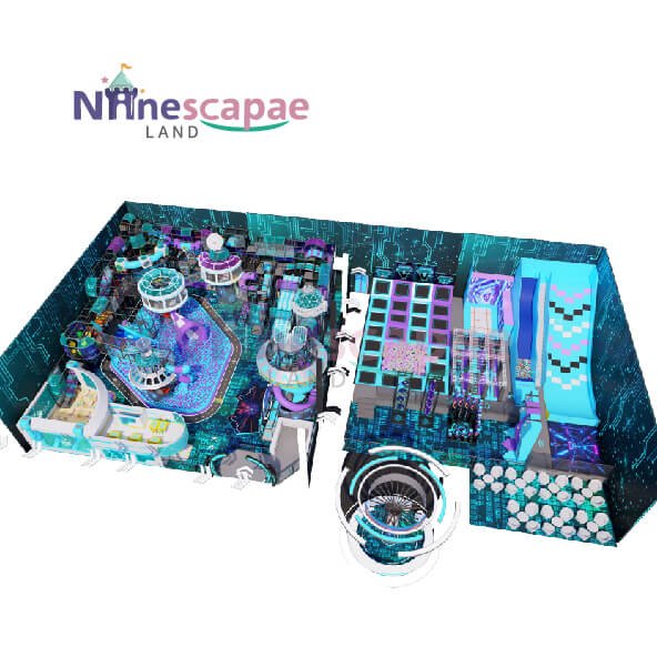 Indoor Trampoline Arena by NinescapeLand