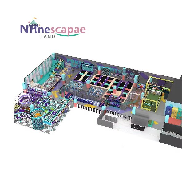 Compact Trampoline Park by NinescapeLand