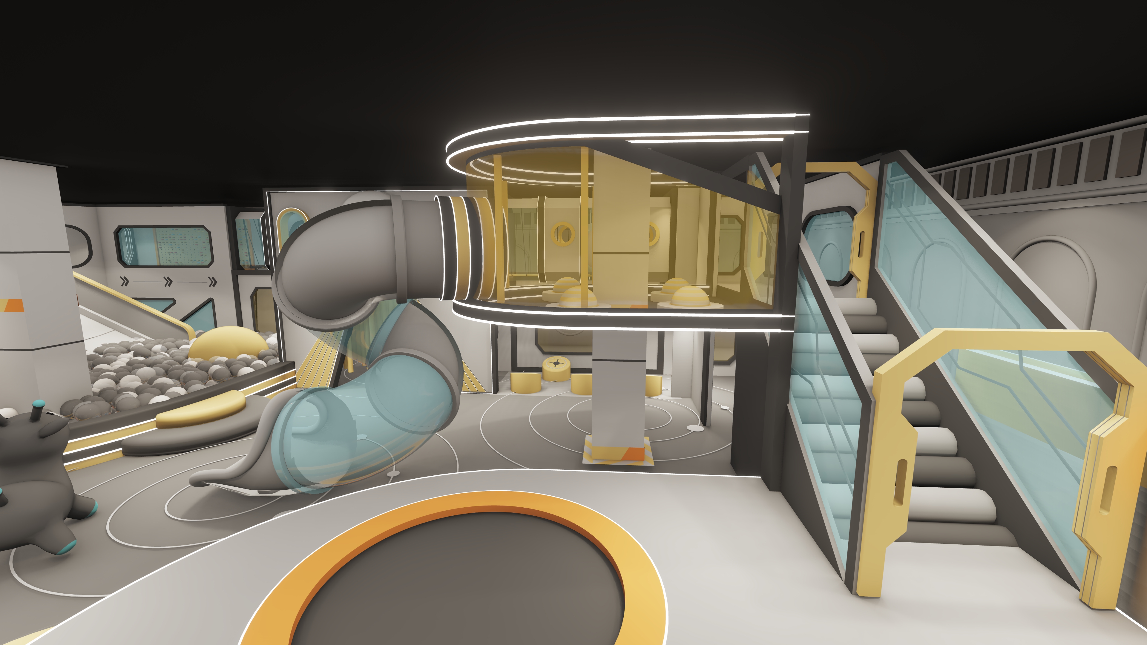 Space Theme Indoor Playground by NinescapeLand