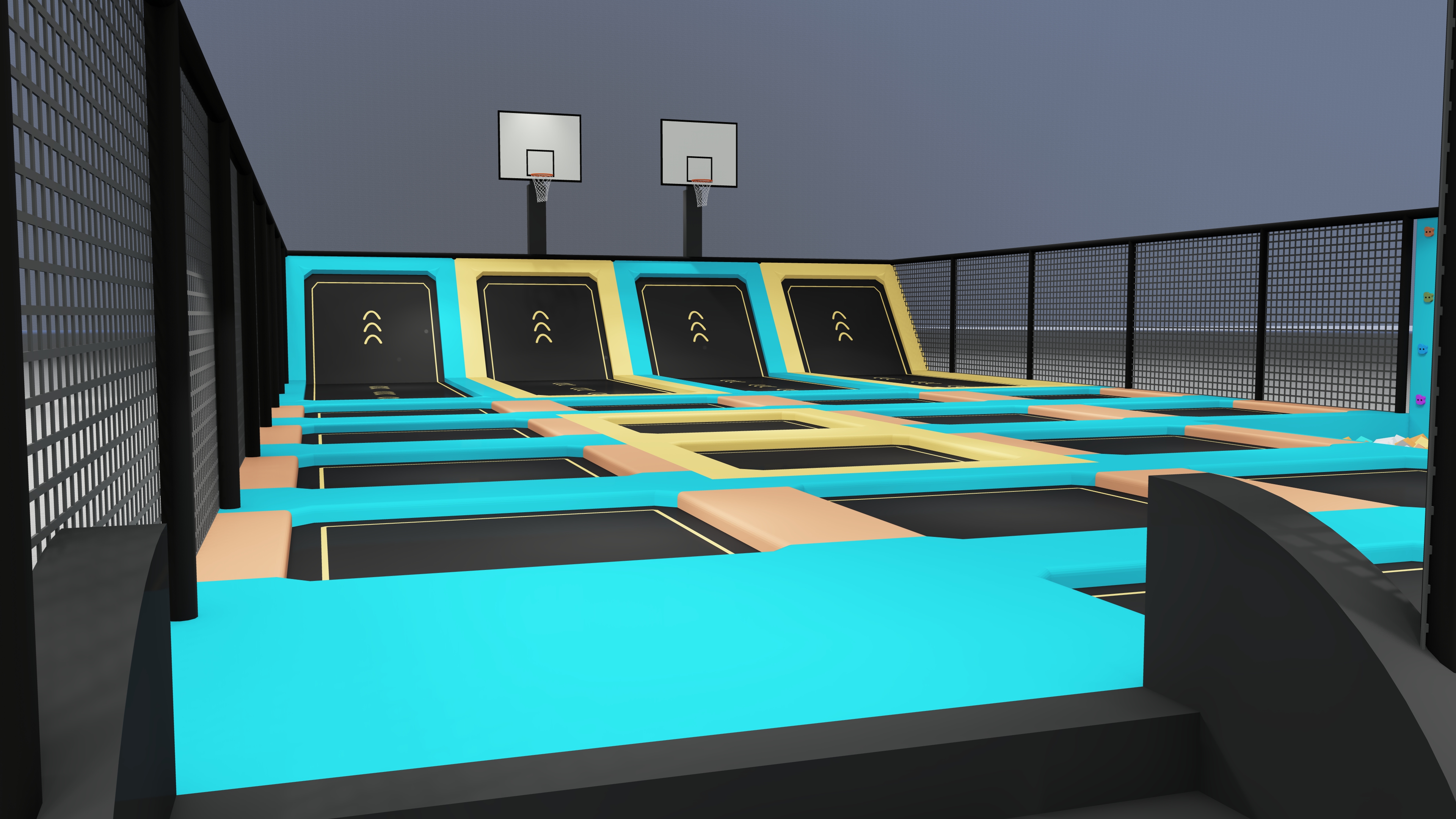 Trampolinpark - Family Trampoline Park by NinescapeLand