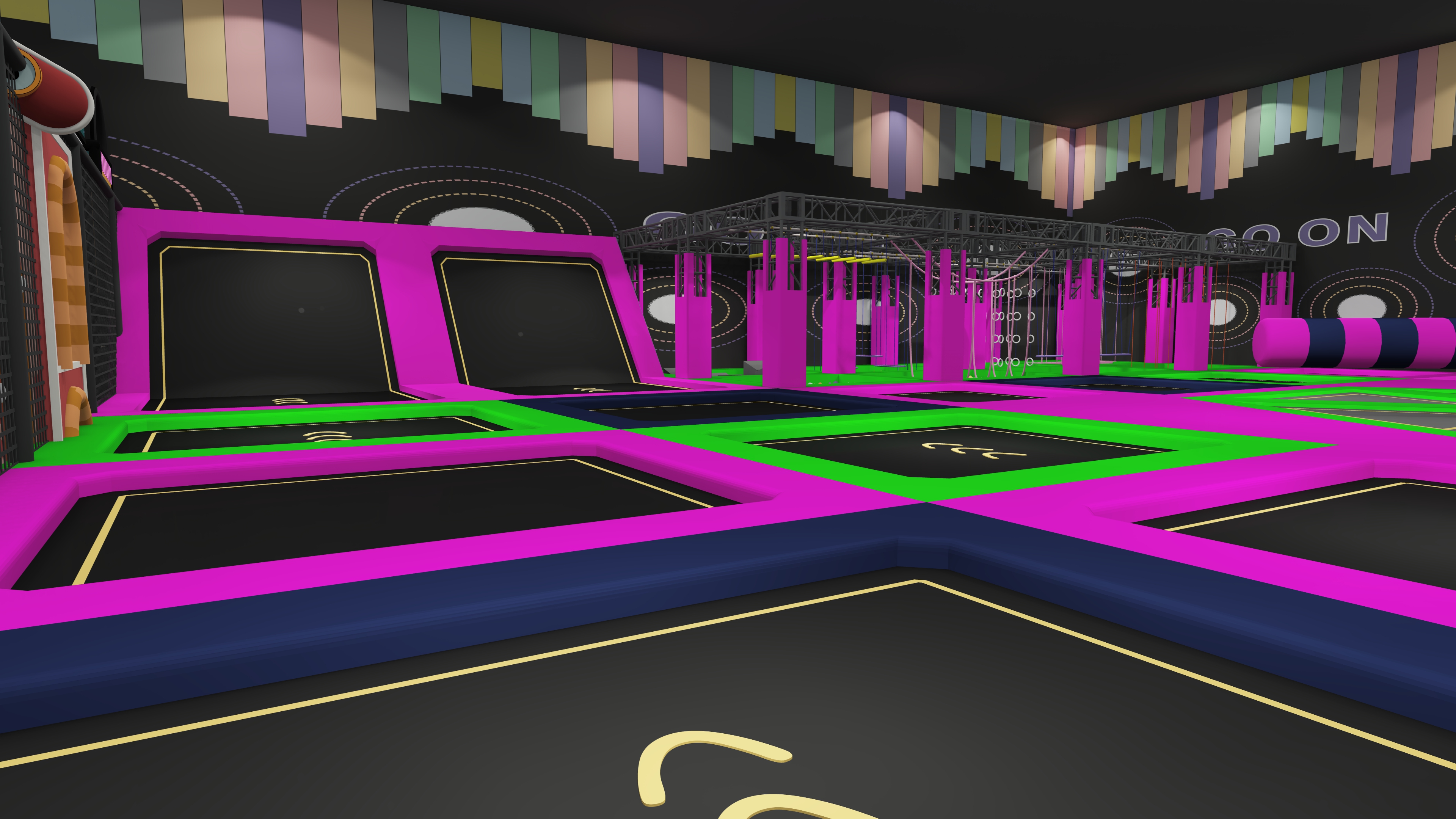 Trampolinpark - Compact Trampoline Park by NinescapeLand