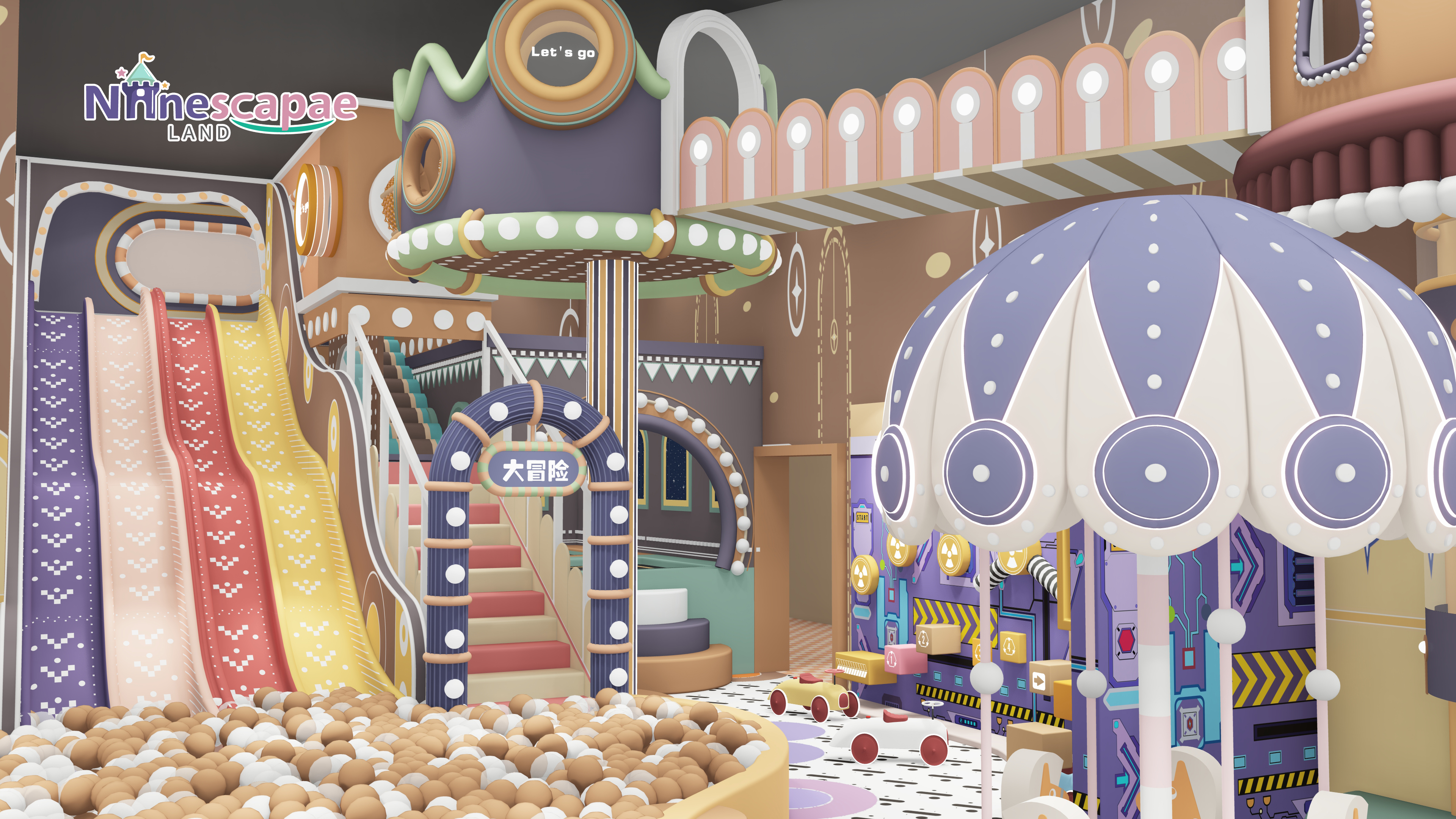 Multi-Level Fun Center by NinescapeLand