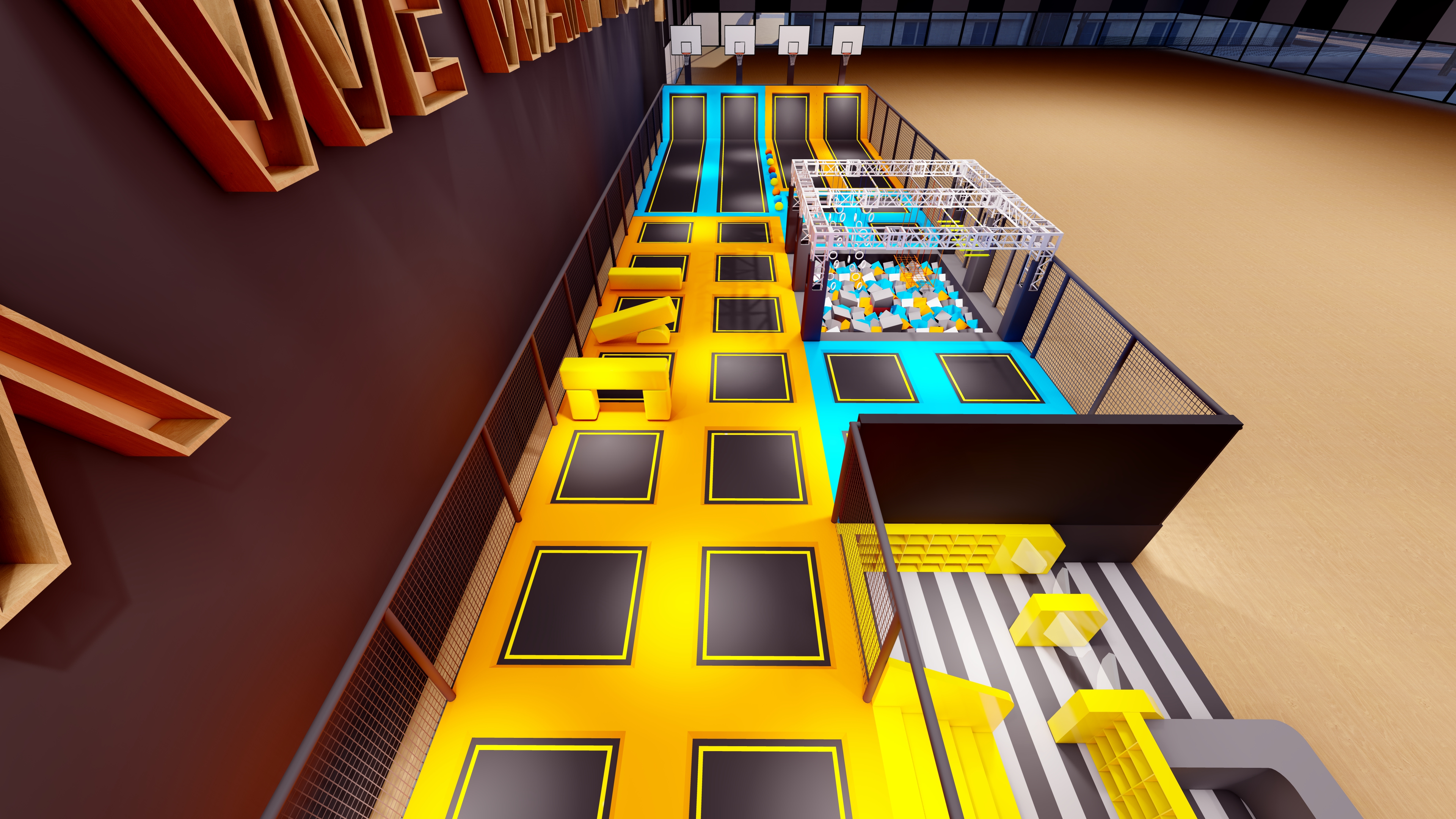 Trampolinpark - Kids Trampoline Park by NinescapeLand